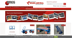 Desktop Screenshot of bregproducts.co.uk